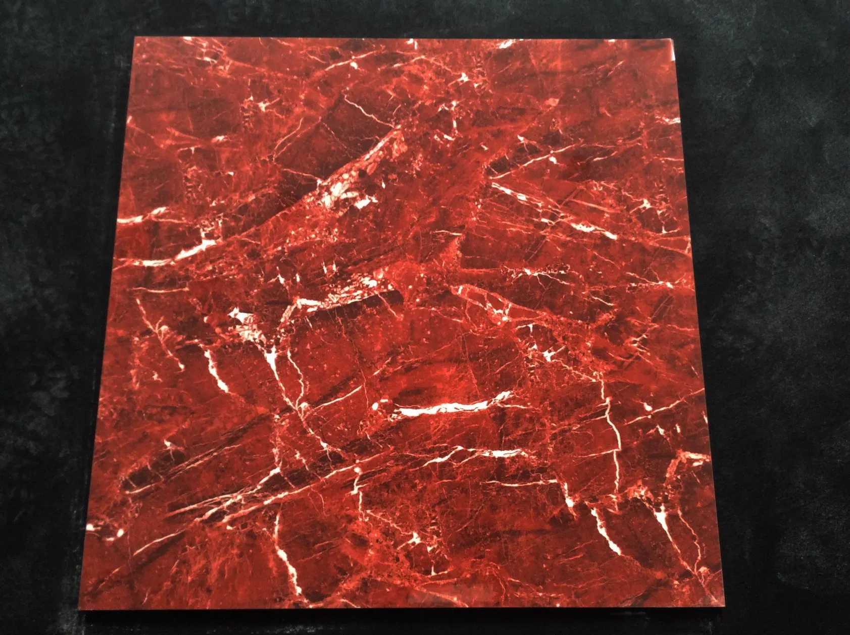 Red Color Full Glazed Porcelain Ceramic Floor Tile, Stone Tile (800*800mm)