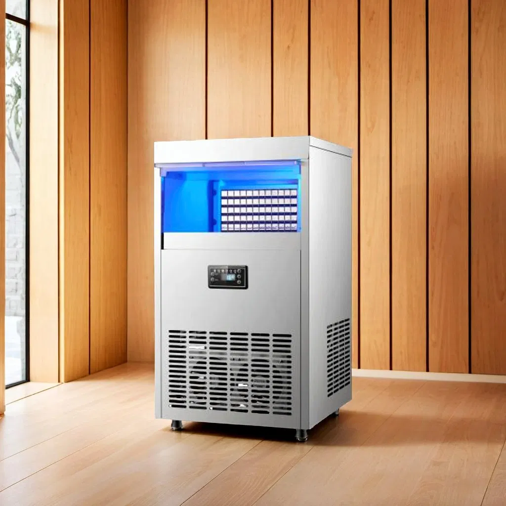 Wholesale Automatic Cube Ice Machine Commerical Ice Maker Machines Air-Cooled 36kg/24h Ice Maker Machine High-Capacity Ice Maker Machine for Hotel& Restaurant