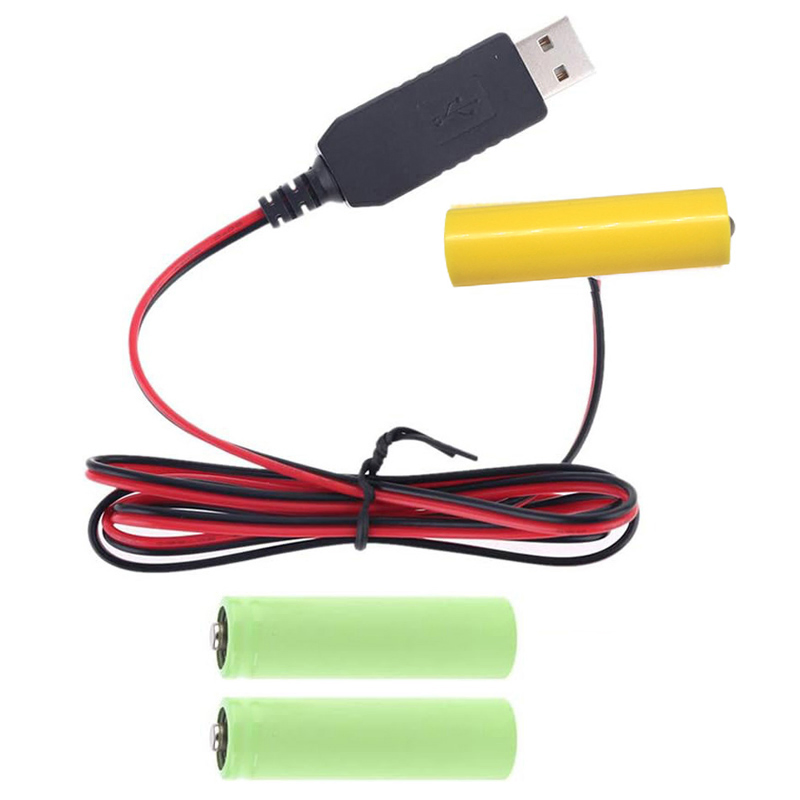 Lr6 AA Battery Eliminator USB Cable for Continuous Power