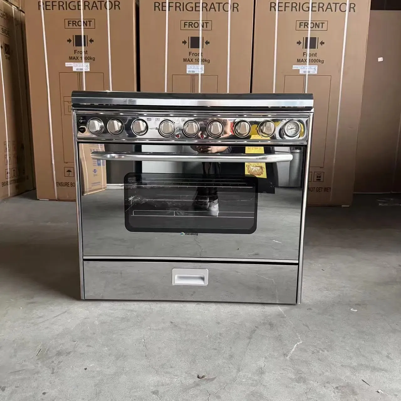 High-Efficiency Stainlesssteel Freestanding Stove Oven LPG Gas Burner