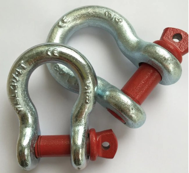 Galvanized Forged Chain Fittings Us Type Screw Pin G209 Shackle