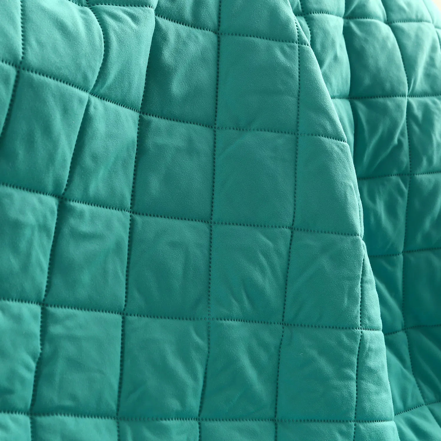 Comfortable Simple Summer Thin Pink Jacquard Blankets for Home Use