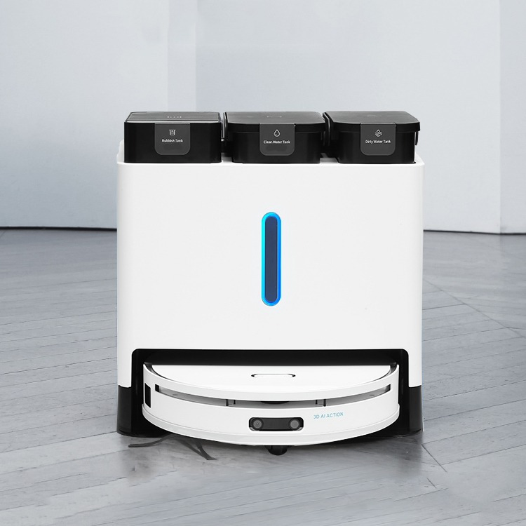 Fully Automatic Smart Robot Vacuum Cleaner with Self Mop Washing and Drying