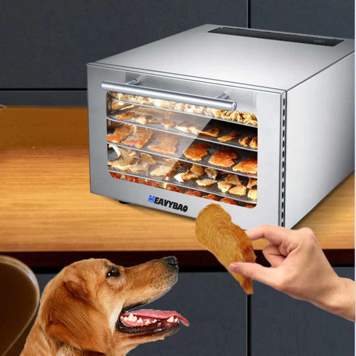 Heavybao 5 Trays Dehydrater Pet Snack Dried Fish and Meat Dryer