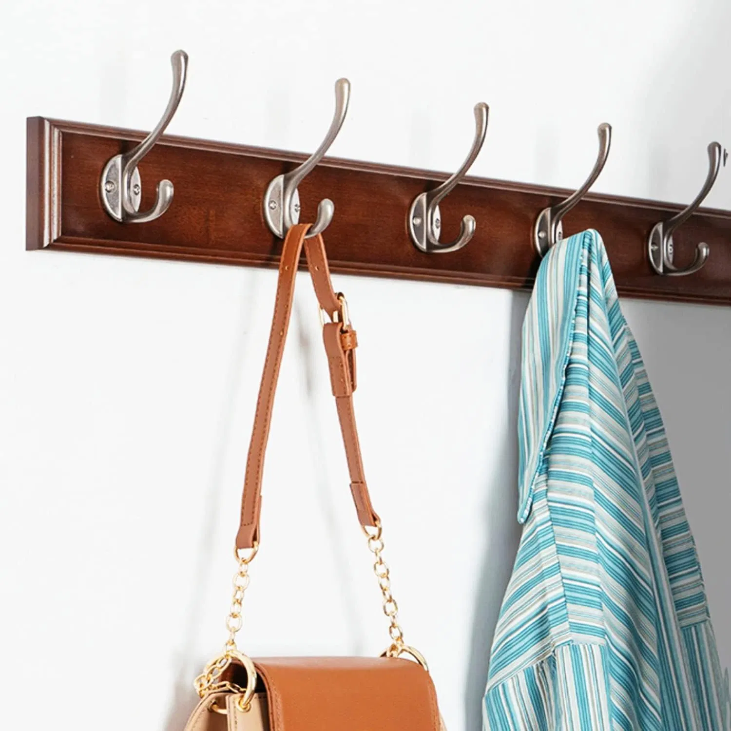 Mdyg222sn Die-Cast Zinc Coat Hook, Satin Nickel Finish