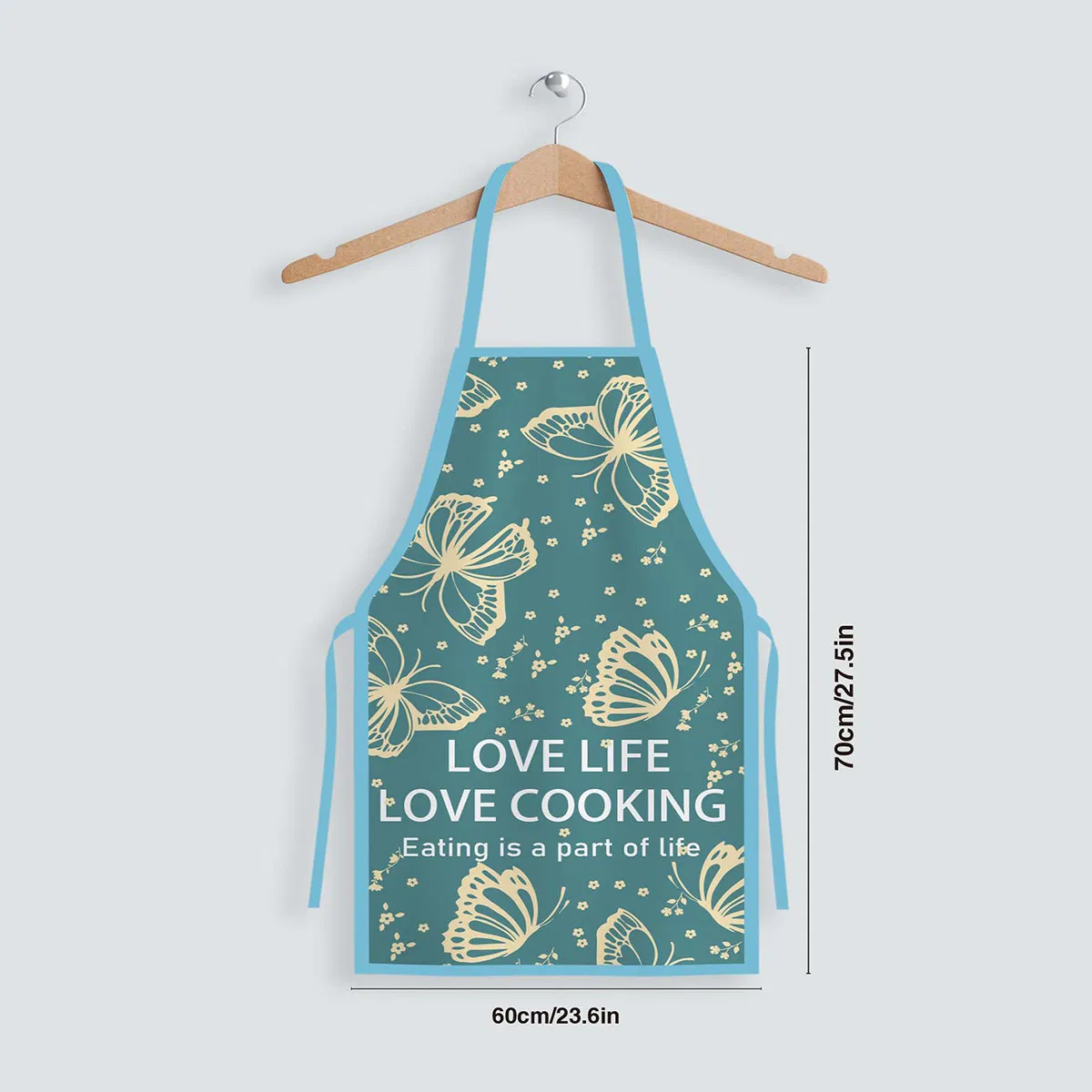 Apron, Kitchen Apron, Home Apron, Work Apron, Indoor Apron, Polyester Fabric, Waterproof Waterprint Apron