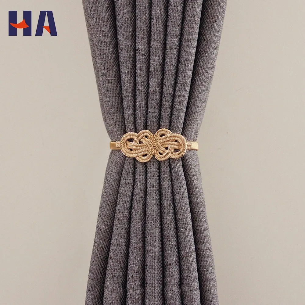 Wholesale Morden Luxury Metal Curtain Holders Holdback Tiebacks Curtain Accessories Decorative for Fashionable Curtain Holder