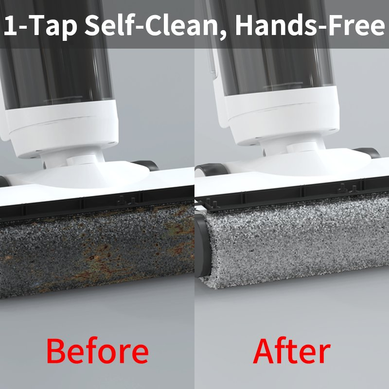 Cordless Electric Wet and Dry Mopping Floor Cleaning Machine Household Integrated Vacuum Cleaner for Hotels