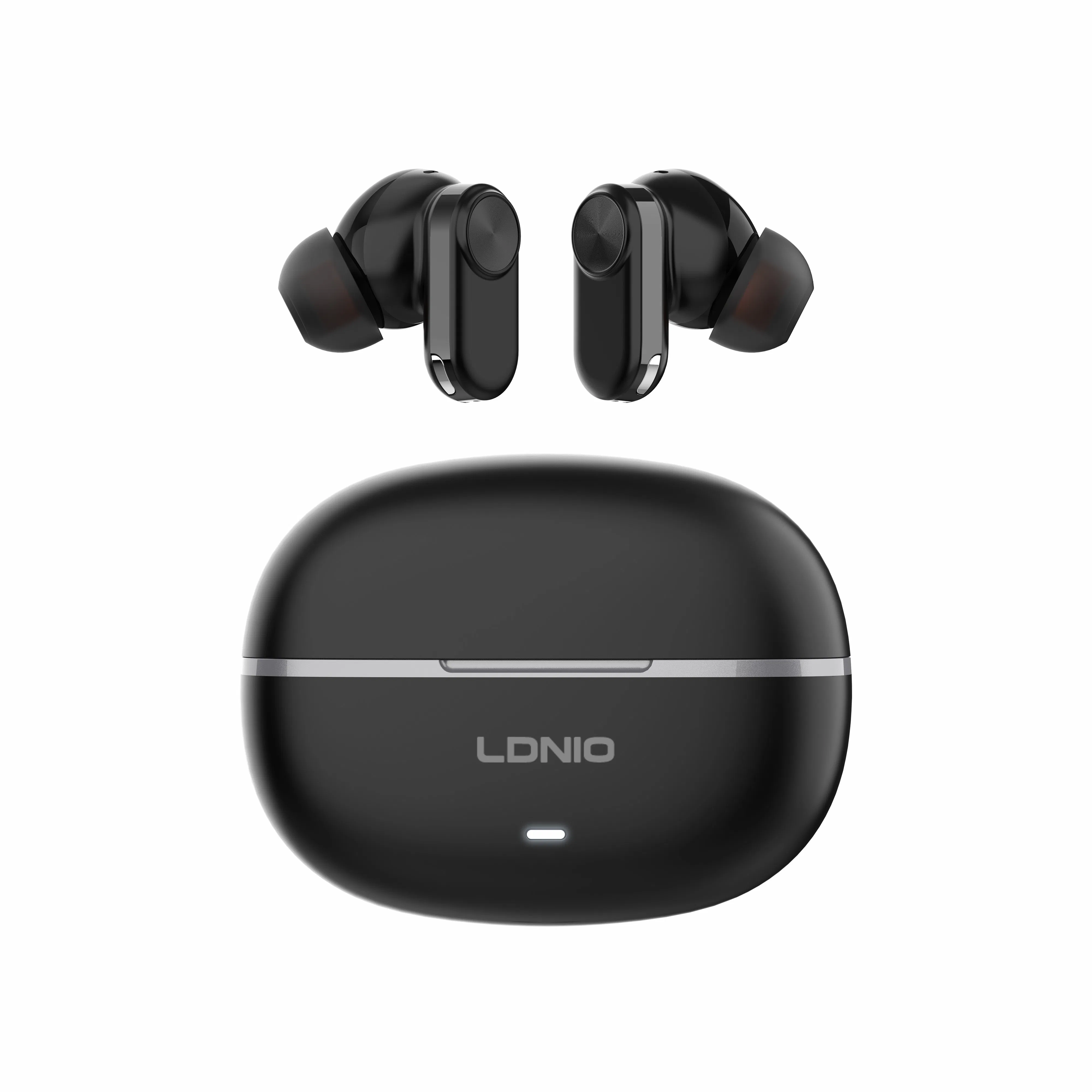 Ldnio T13 Noise Cancelling Tws Bluetooth Earphone in-Ear Sport Stereo Wireless Anc Earbuds Earphone Ipx-4 Waterproof Earphone 20h Play Time for Mobile Phone