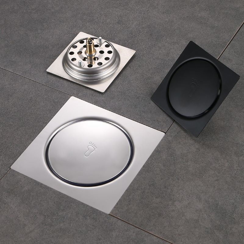 Stainless Steel Bouncing Floor Drain, Press-Type Anti-Odor Floor Drain