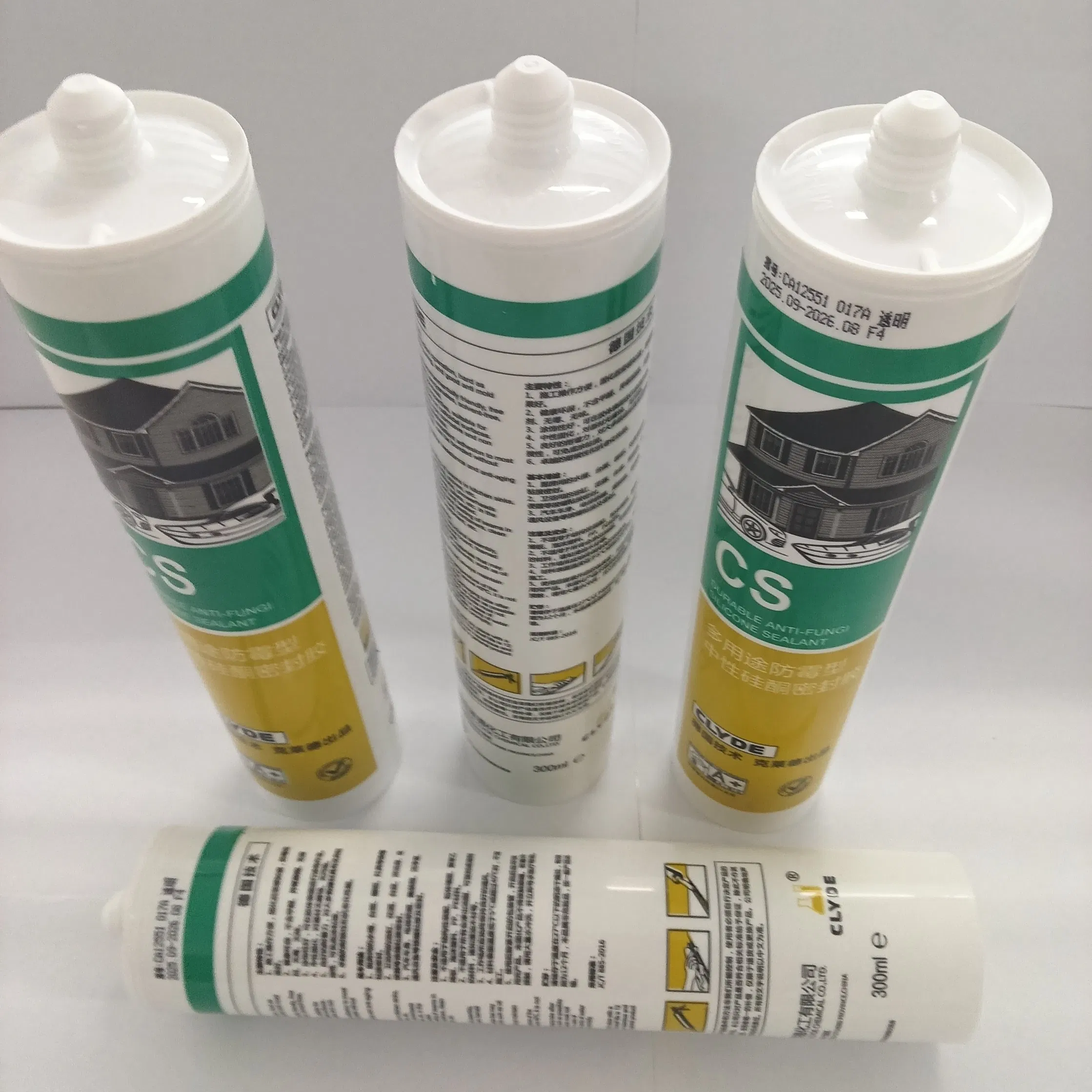 Weatherproof Clear Silicone Sealant for Skirting Line Door Frame