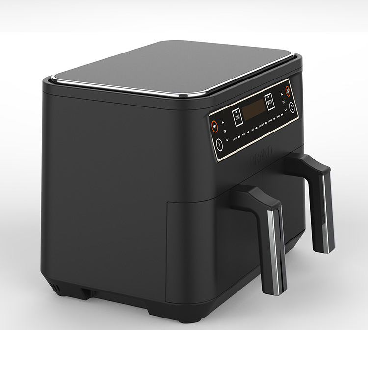 Dual Zone Visible Window Air Fryer Oil Free Automatic Electric Fryer Oven