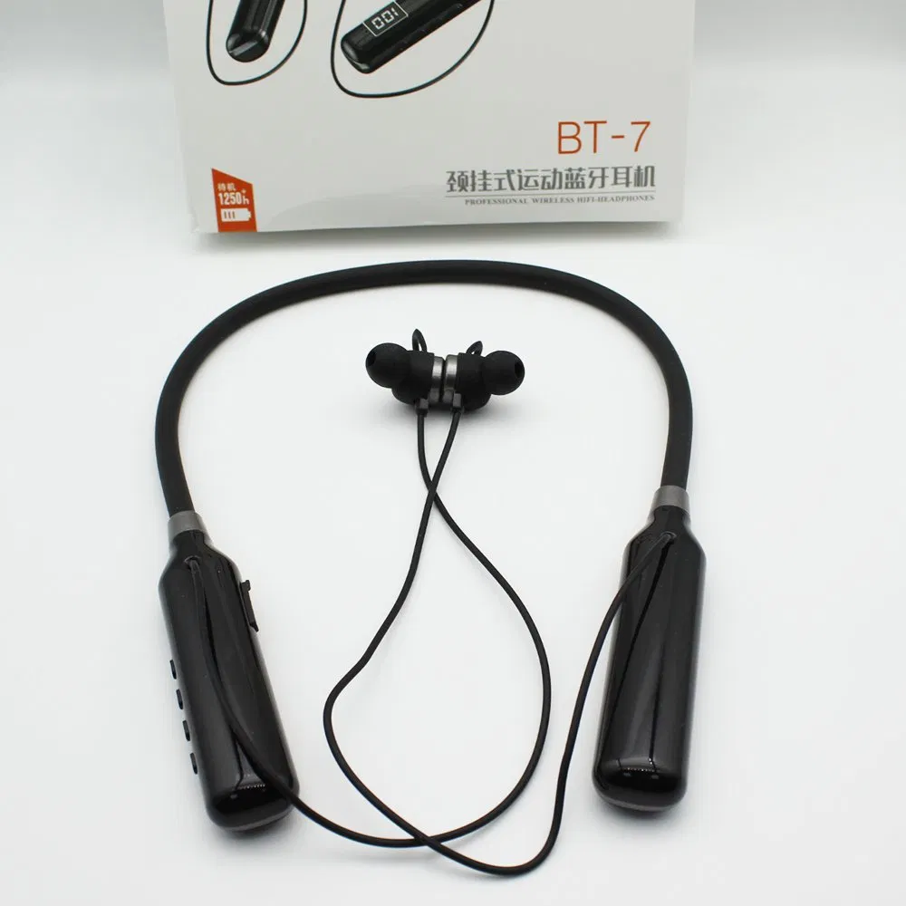 Наушники BT-7 YY-706 беспроводные на шею, спортивные