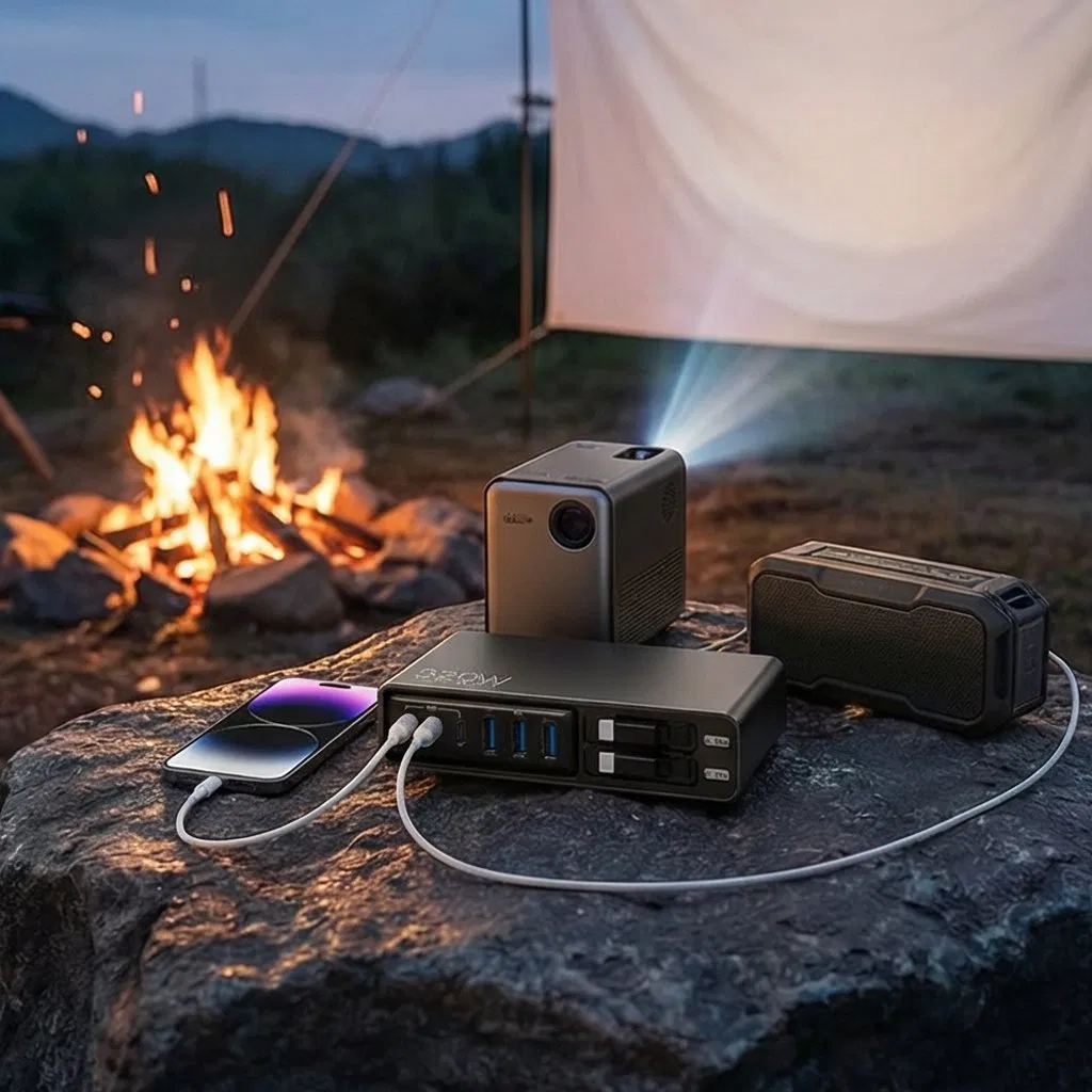 Мощный GaN зарядник 320W для телефона, планшета, ноутбука
