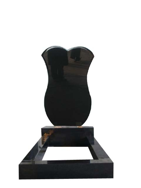 Granite Tombstone Design Luxury Tombstone Black Obsidian Plan for Gravestone