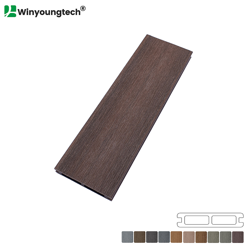Modern WPC Board Easy Install Wood Plastic Composite Fence Narrow Fence Panel