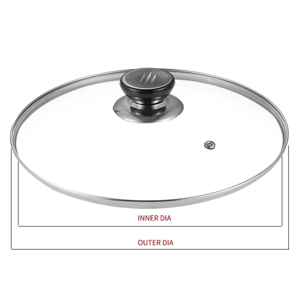 Non-Stick Cookware Set Pan Lid Cover with Pot Lid Bakelite Knob