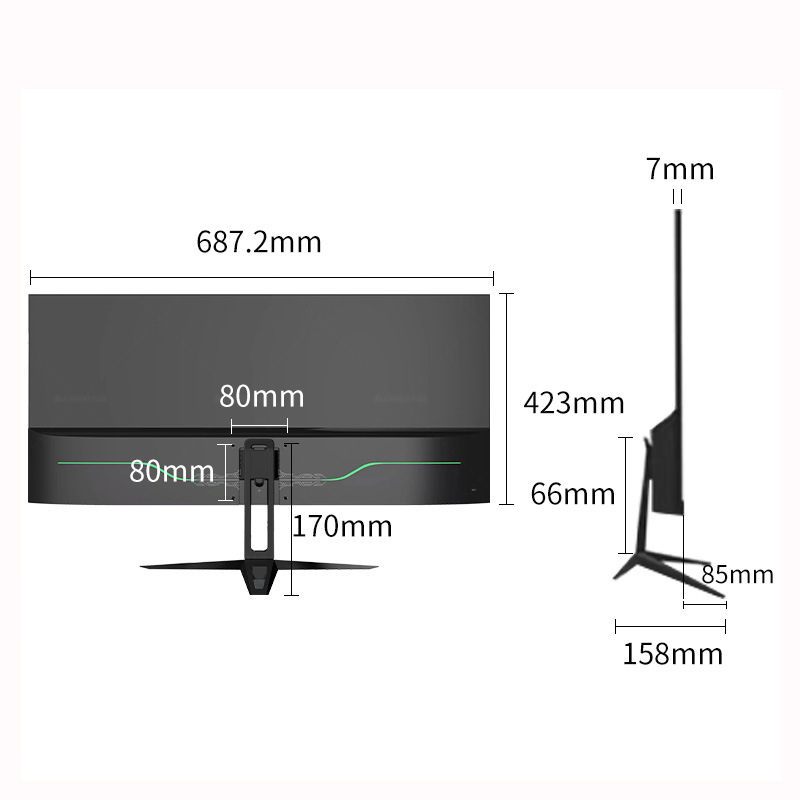 LED for 32 Inch Wall Replacement Screen Inches of Panels Bonding Machine Tables Card Tempered Glass Cabinet Design Cable LCD TV