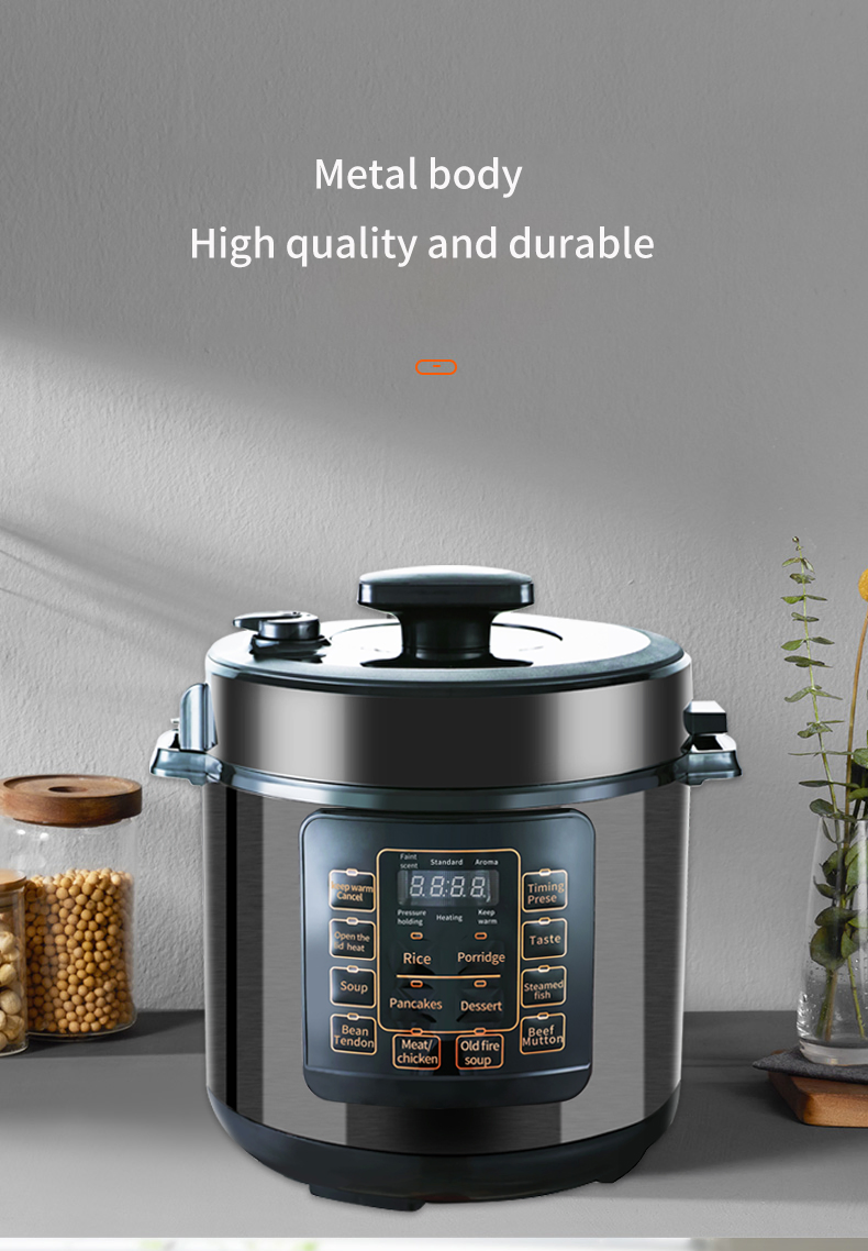 Stainless Steel Instant Cooking Chicken Beef Mutton Meat Stew Multi-Function Pressure Cooker