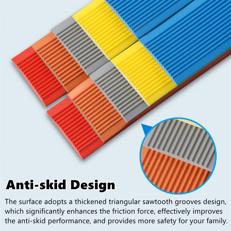 Anti-Slip Rubber Stair Treads for Safe Indoor and Outdoor Use