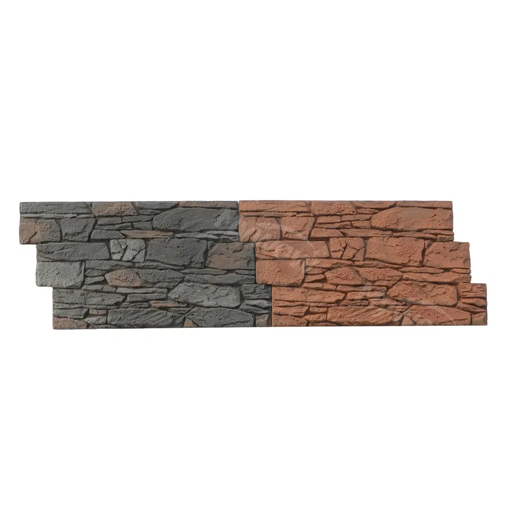 Guangzhou Factory Rock Stone Design PU Stone Wall Panels for Interior and Exterior
