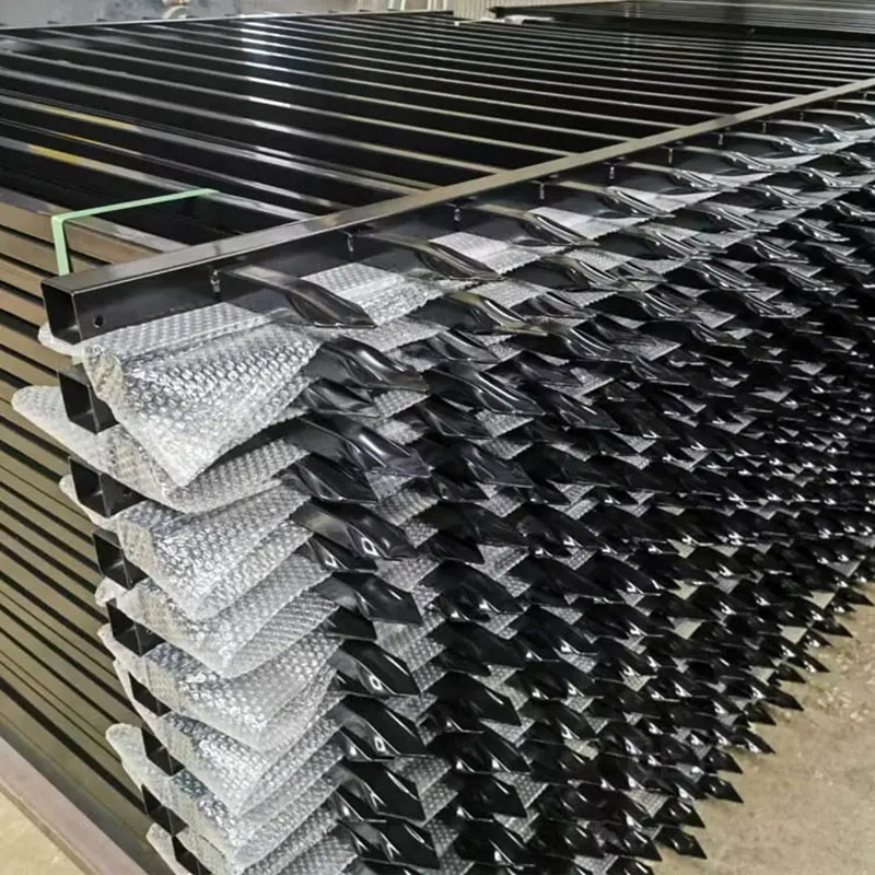 Secure and Beautify Your Property with Black Commercial Decorative Wrought Iron Metal Garden Fencing