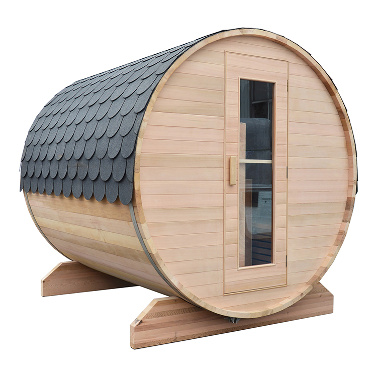 Бочкообразная сауна европейского дизайна SR158 на 6 человек