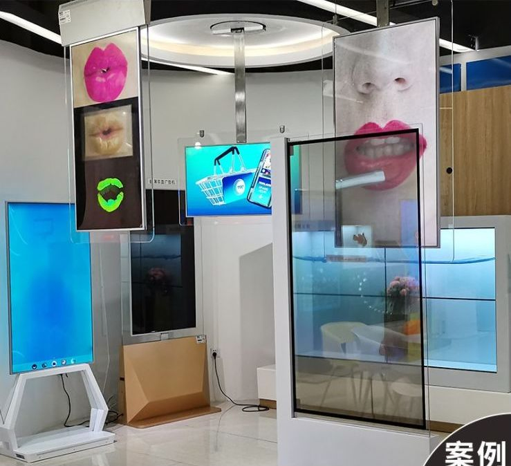 Android OLED Display Module Double Sided OLED Digital Signage Totem