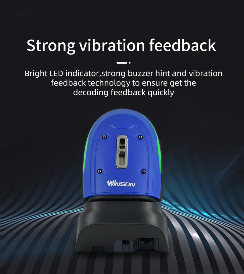 2D Wireless Mobile Industrial Portable Barcode Scanner
