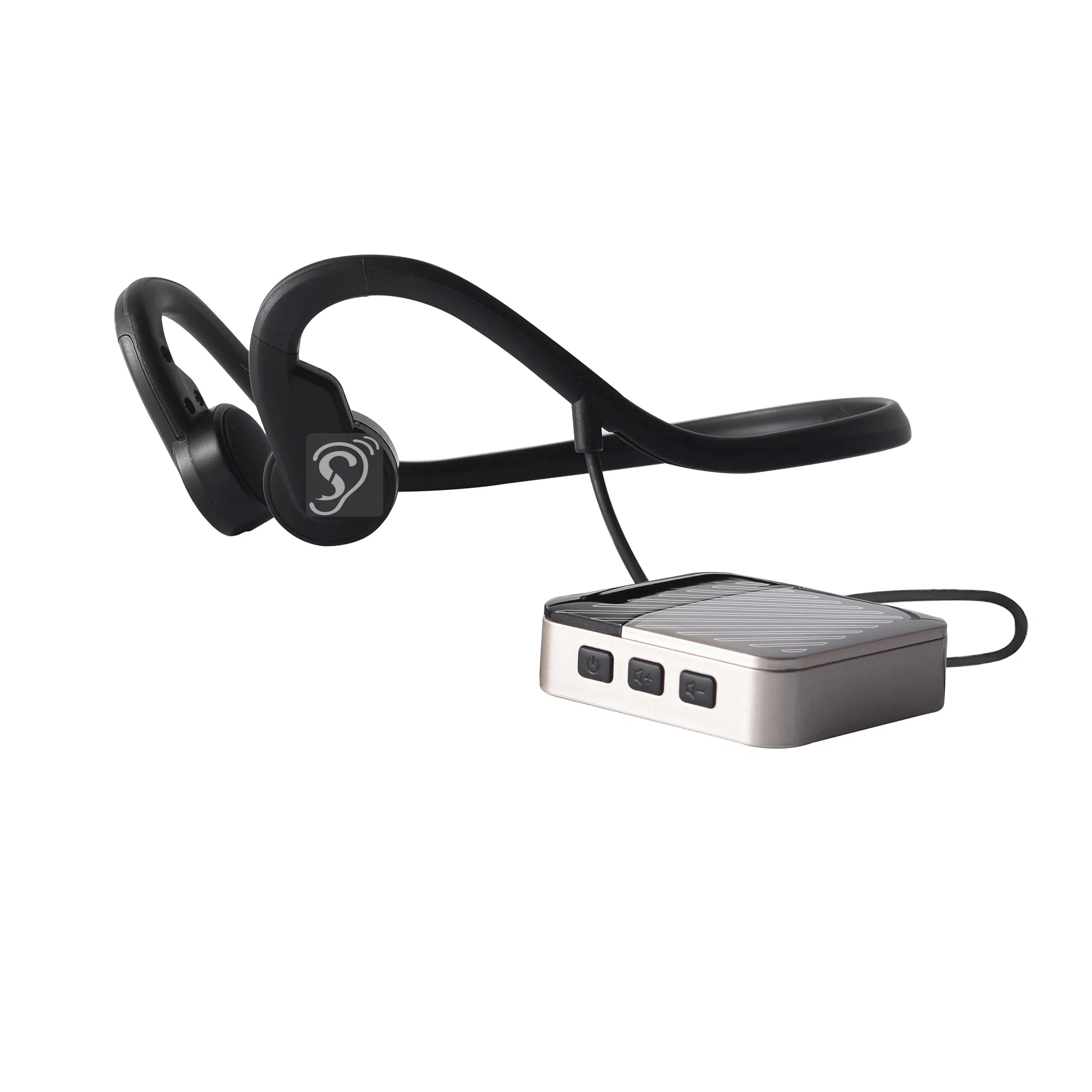 Earsmate Bluetooth Headset Bone Conduction Earphone Assist Hearing Music and Ear Deaf Loss Sound Amplifier