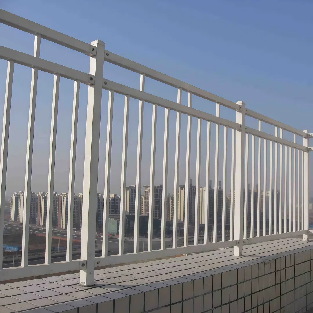Aluminum Vertical Bar Railing Balcony Fence with Quick-Connect Technology for Large-Scale Architectural Project Efficiency