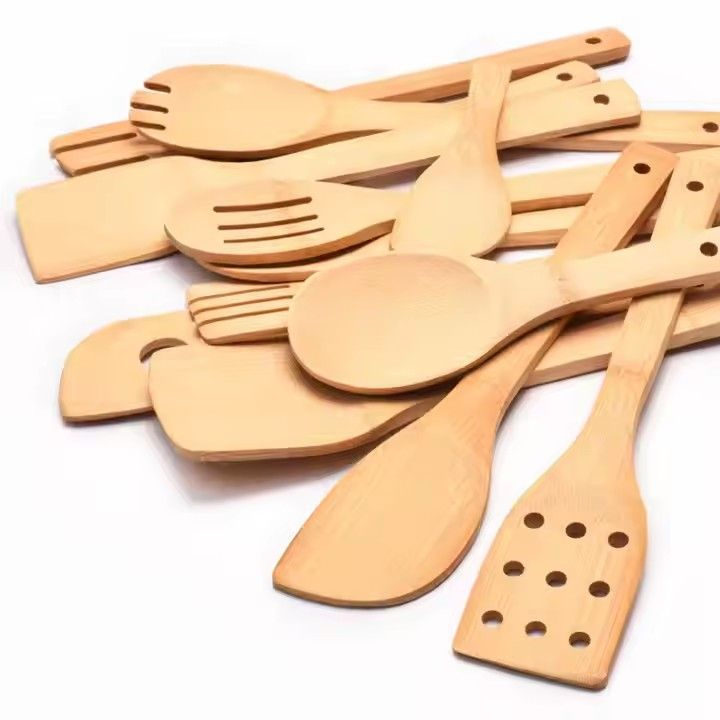 Bamboo Spoons for Cooking and Bamboo Measuring Spoons and Ladles