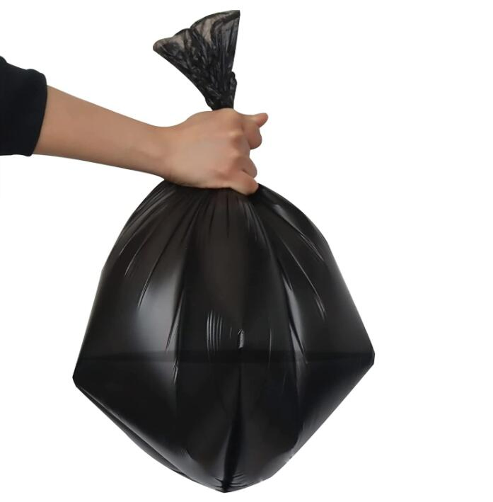 1mil 2mil 3mil HDPE Plastic Garbage Bag on Roll Trash Bag Can Liner with 42gallon 55 Gallon 60 Gallon Capacity