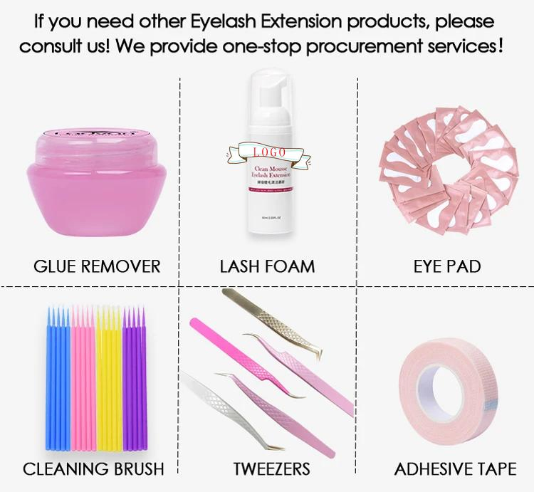 Private Label 0.5-1 Second Fast Dry Eyelash Extensions Glue False Lashes Adhesive Eyelash Glue