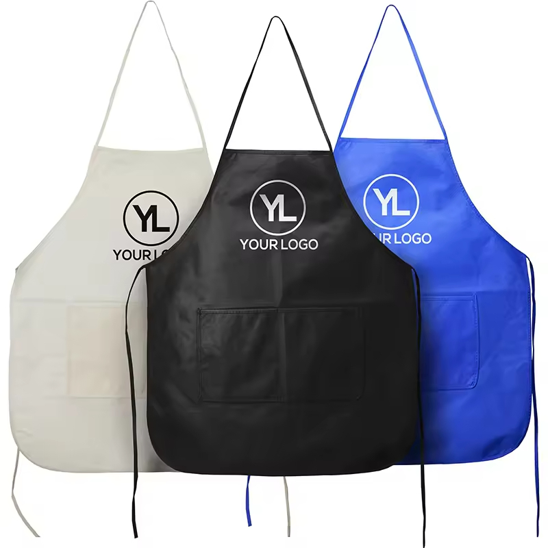 Custom Disposable Waterproof Kitchen Apron Logo for Advertising Restaurant