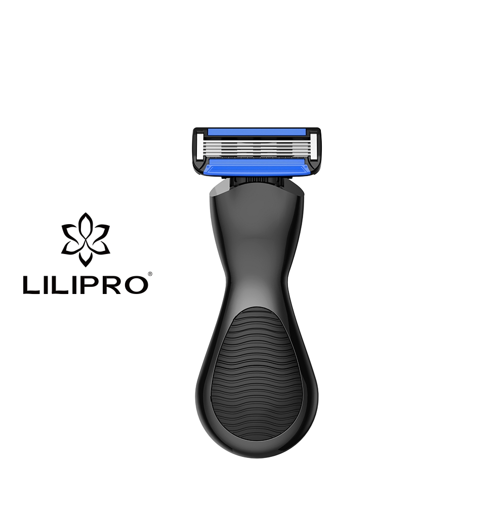 Lilipro Balls Shaving Razor with Five Blade Handle with Titanium Plating