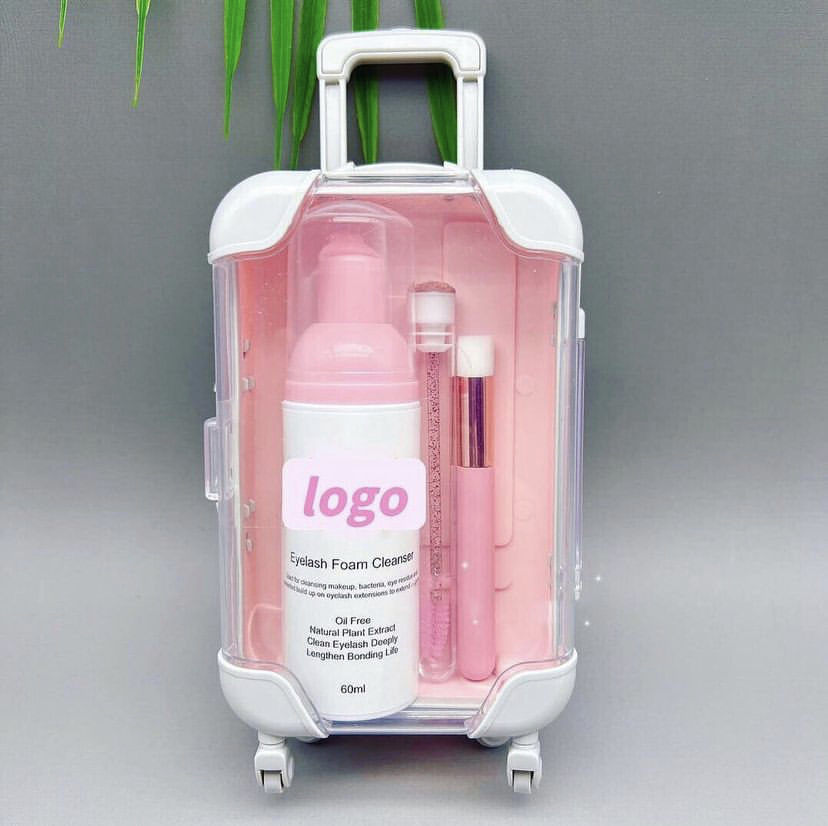 Safe and Gentle Foam Cleanser for Eyelash Extension Maintenance
