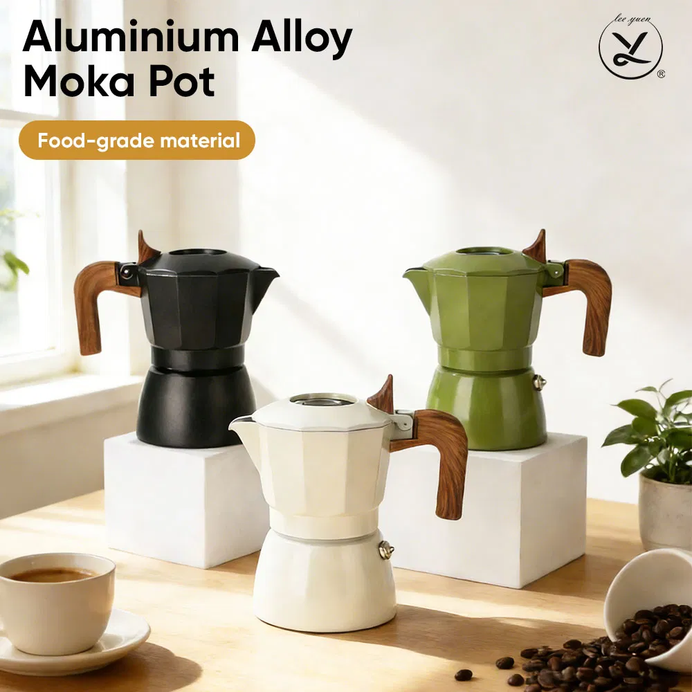 Versatile Espresso Moka Pot Coffee Maker for Daily Use