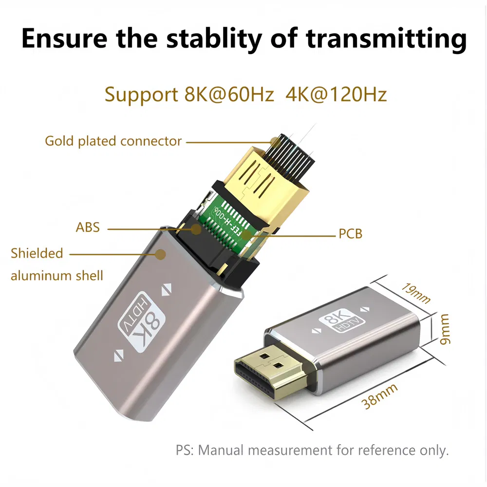 Конвертер HDMI 2.1 8K 60 Гц, удлинитель