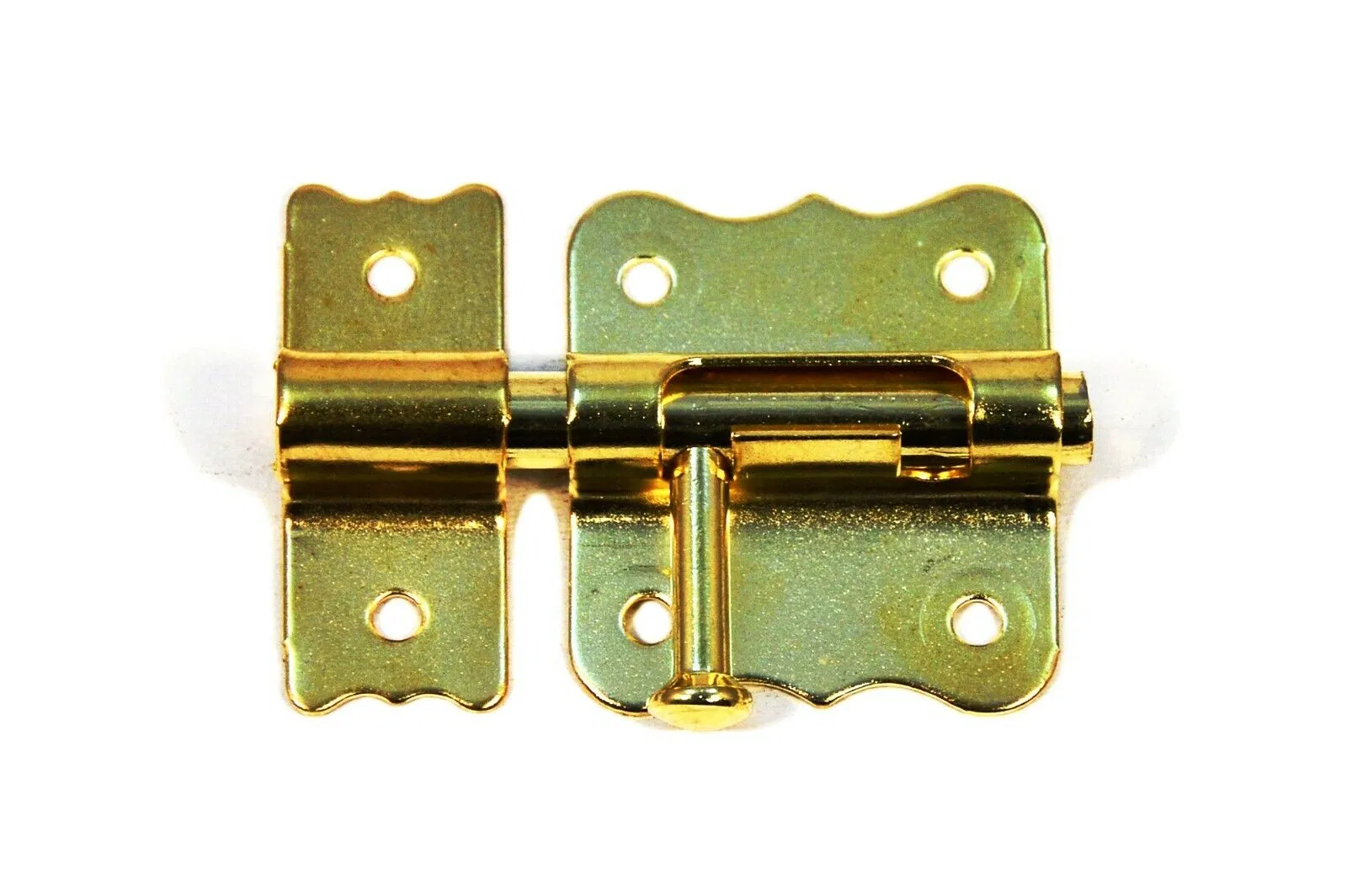 Lightweight Closing Latch with a Flat Bolt Designed for Locking and Shutters, Doors or Chests.
