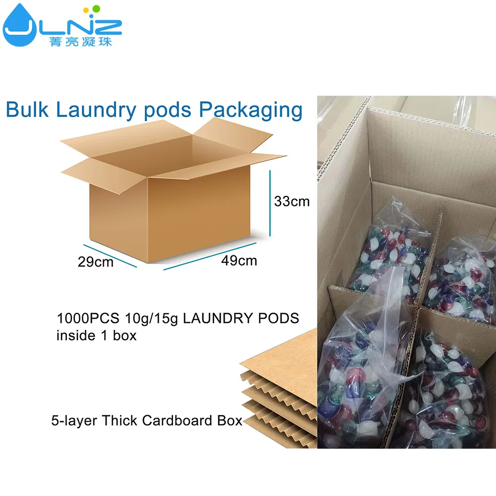 High Efficiency All in One Liquid Laundry Detergent Capsules Washing Pods