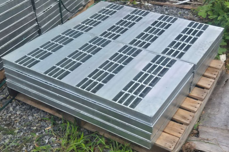 Outdoor Drain Strainers Galvanized Steel Grating