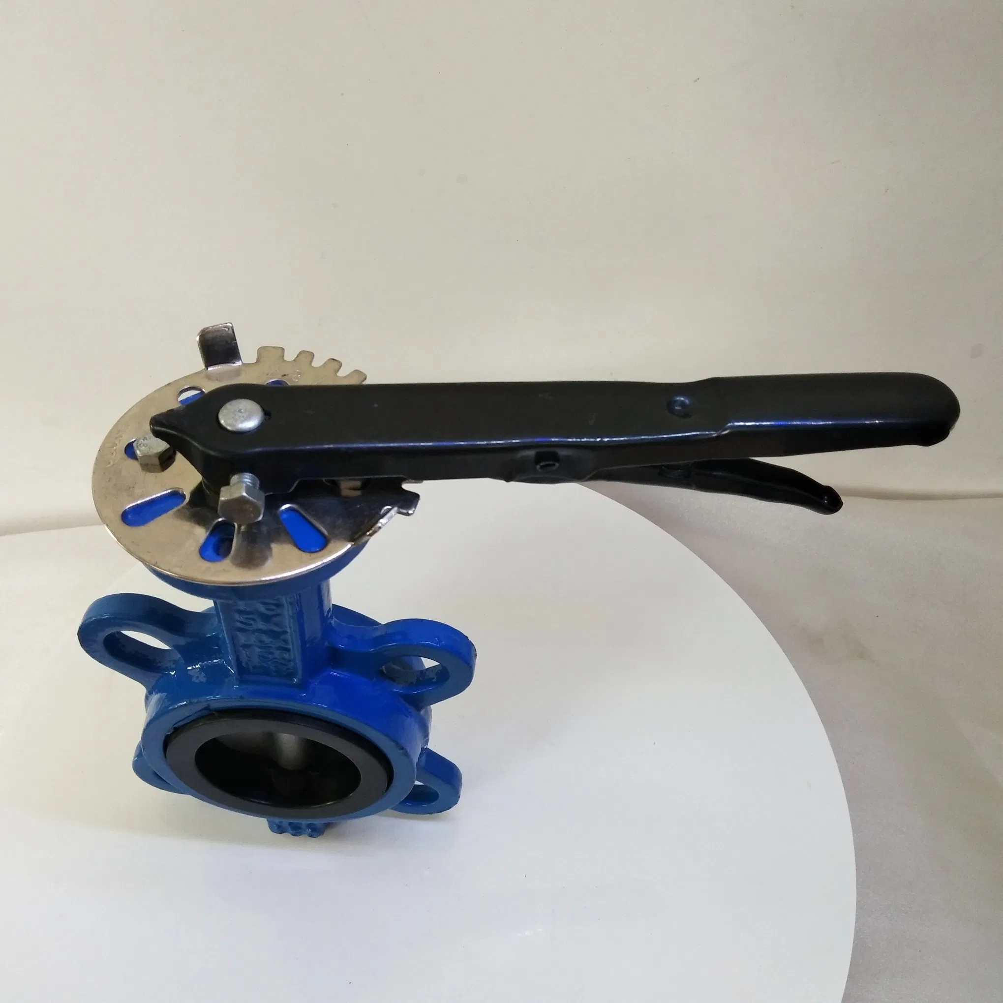 Pn16 Lever Handle Ductile Iron Body EPDM Wafer Butterfly Valve