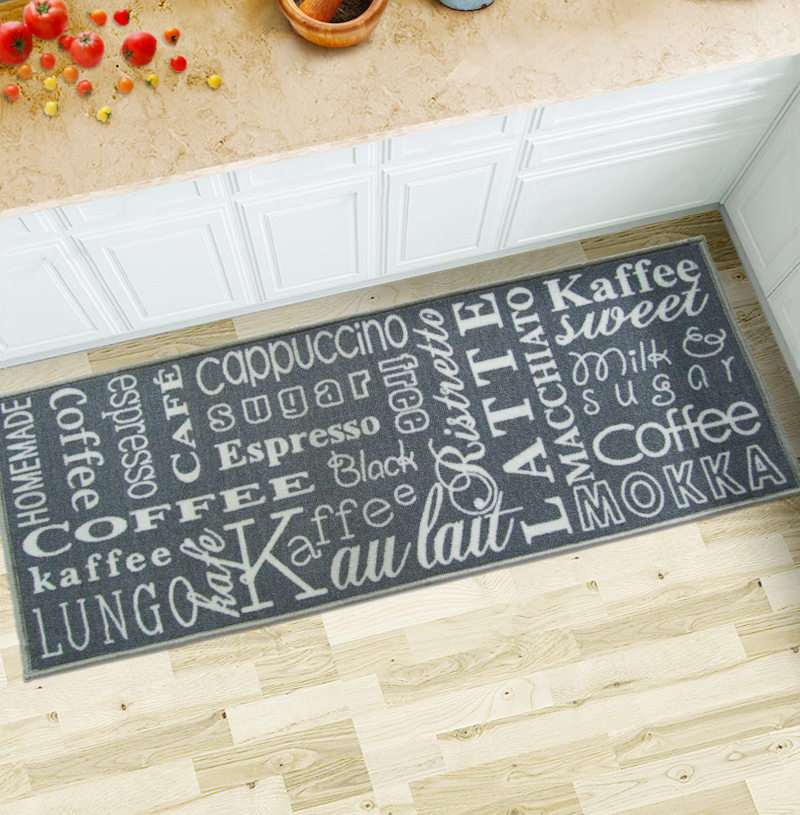 Custom Non-Slip PVC Carpet Long Floor Mat Set Waterproof Rubber Bathroom Kitchen Mat