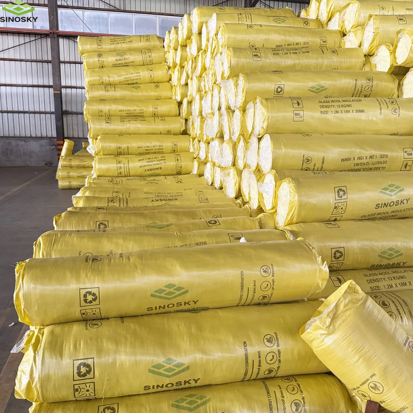 Low Price Glass Wool Insulation Fiberglass Wool Blanket Roll with Aluminum Foil