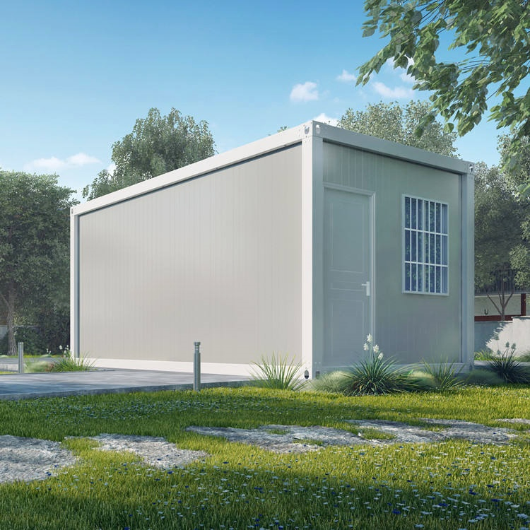 Factory Hot Sale Prefab Flat Pack Home Unit Indonesia Modular Contain Hous Prefab Garage 20FT Container Flat Pack House Price