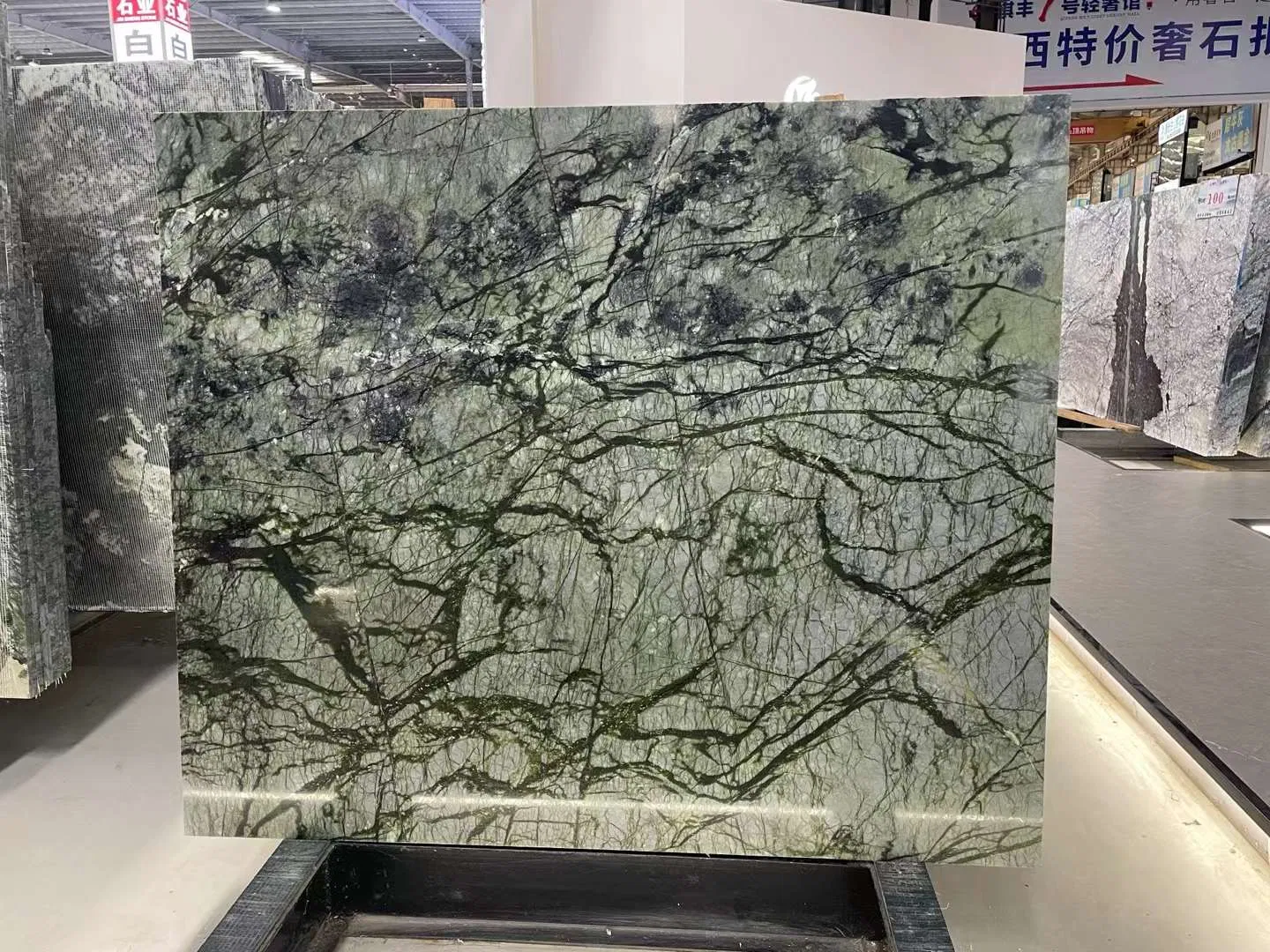 2024 China Green Stone Factory Price Wholesale for Interior