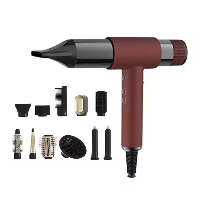 11 in 1 BLDC High Speed Motor 1875W Hair Hand Dryer Set Smart Cheapest Infrared Hand Handheld Light Blow Hair Dryer