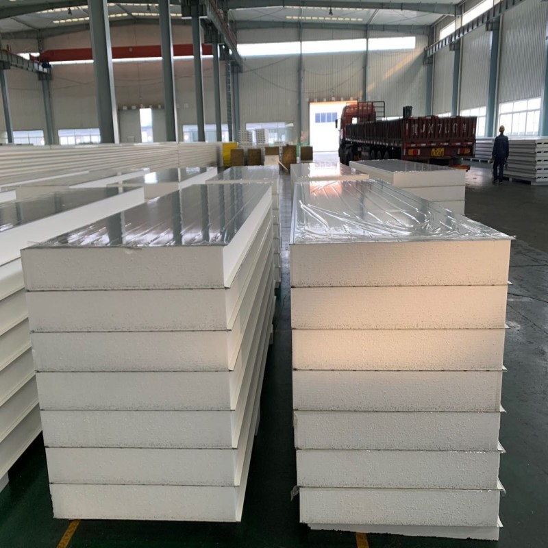 Prefab House Easy Install 20kg/M3 High Strength Density EPS Sandwich Panel at Good Price