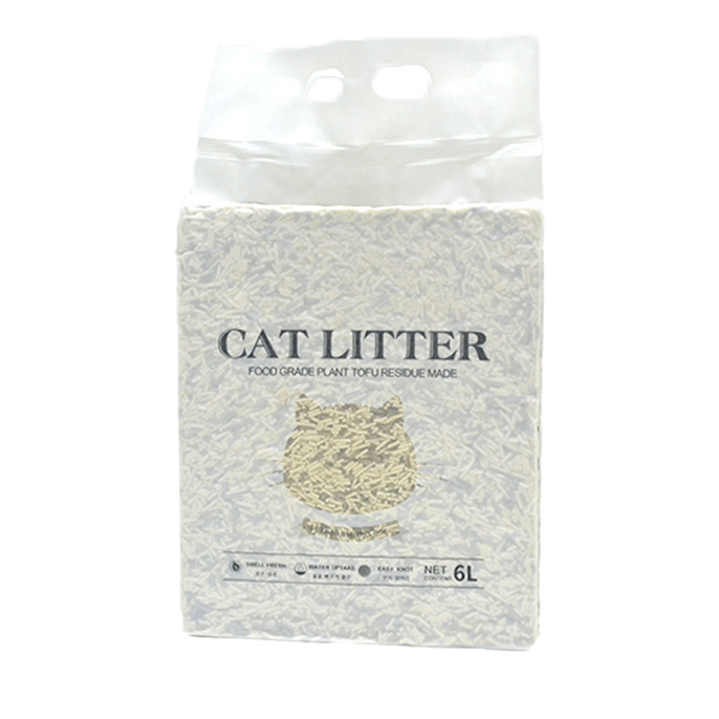 6L Plant-Based Green Tea Tofu Cat Litter Deodorizes and Eliminates Dust